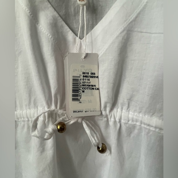 Pilyq Girls’ Beach Coverup with Rainbow Pompoms - Picture 4 of 9